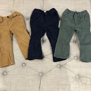 Old Navy Kids Casual Pants - Tan, Black, Green